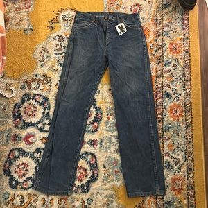 Vintage Wrangler cowboy cut jeans